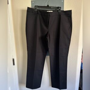 LOFT Women Marissa Trouser. Charcoal Dress Pants
